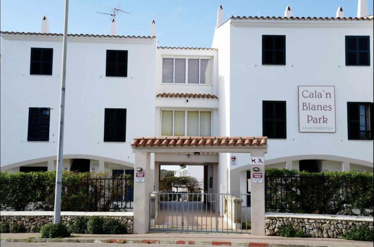 Apartamento Bajo Con Piscina Macarella Cala'N Blanes  Exterior foto